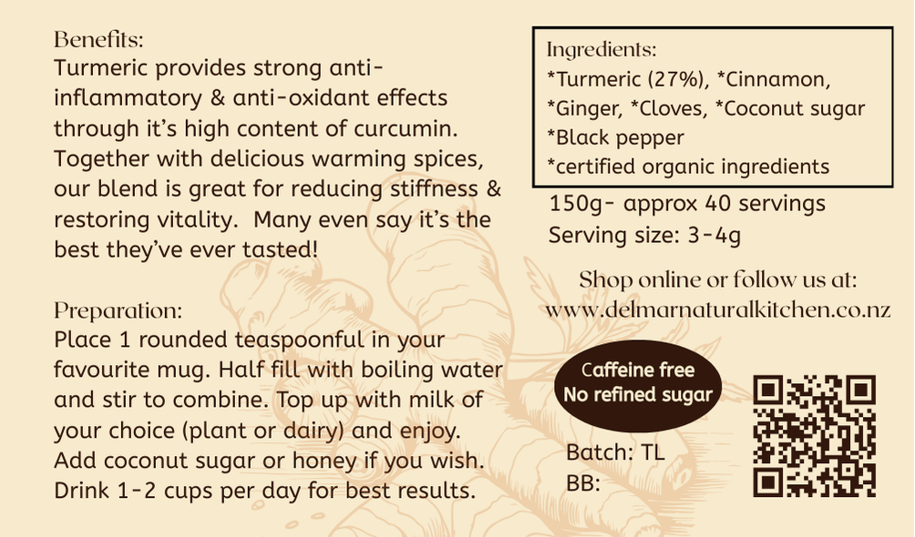 Turmeric latte mix 150g