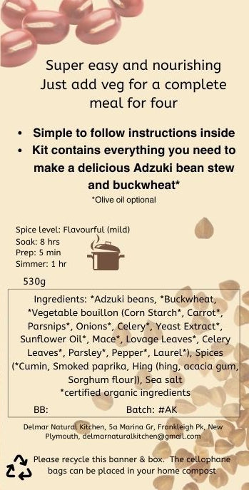 Organic meal kit- Adzuki bean stew with buckwheat 530g