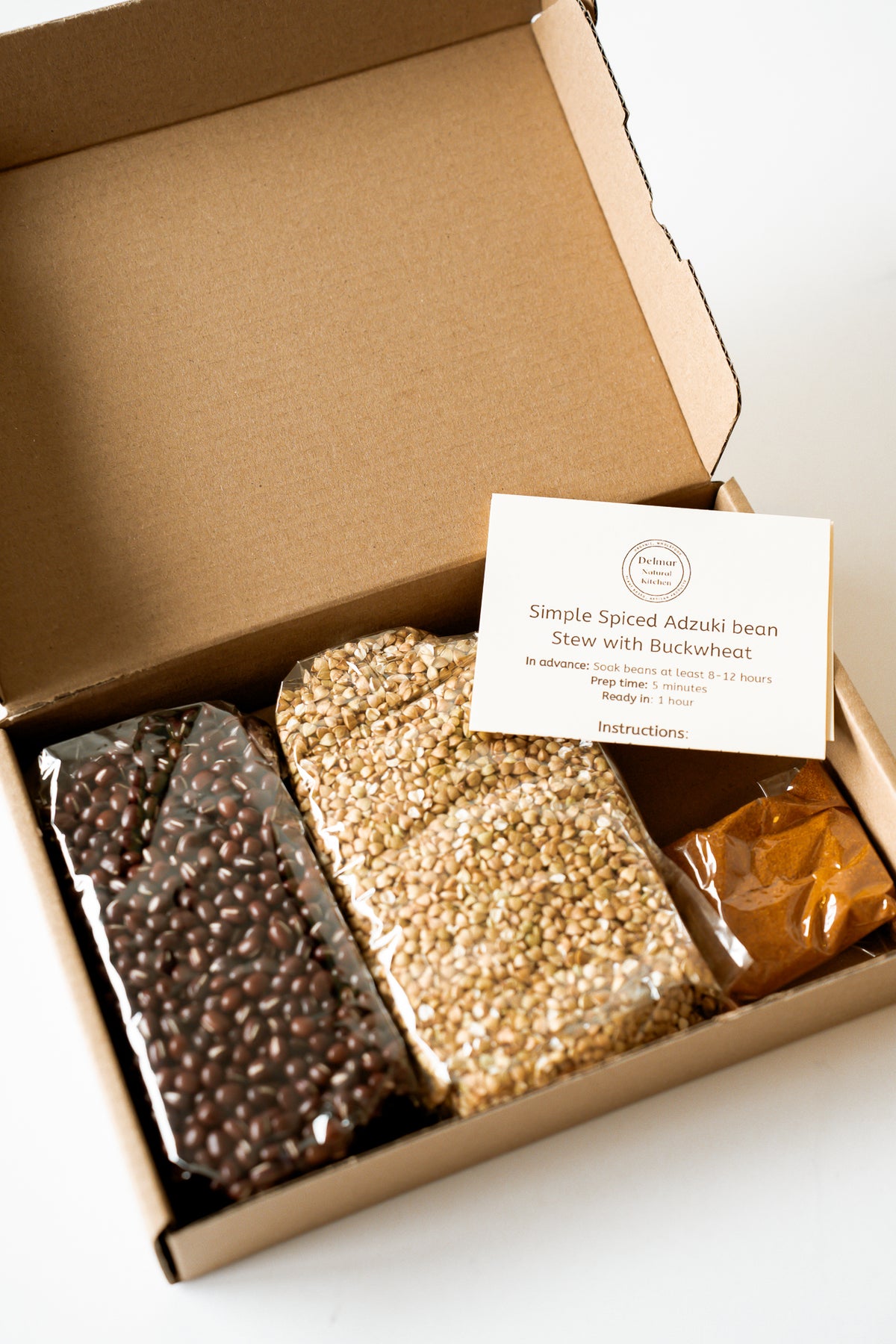 Organic meal kit- Adzuki bean stew with buckwheat 530g